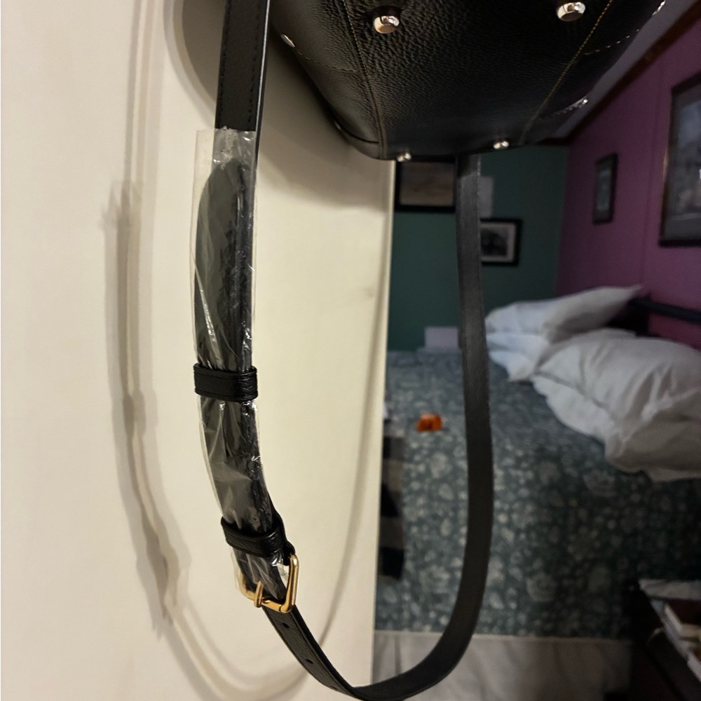 Coach Millie Satchel Handbag Black Leather Great Condition No Flaws No Smells - Picture 6 of 15